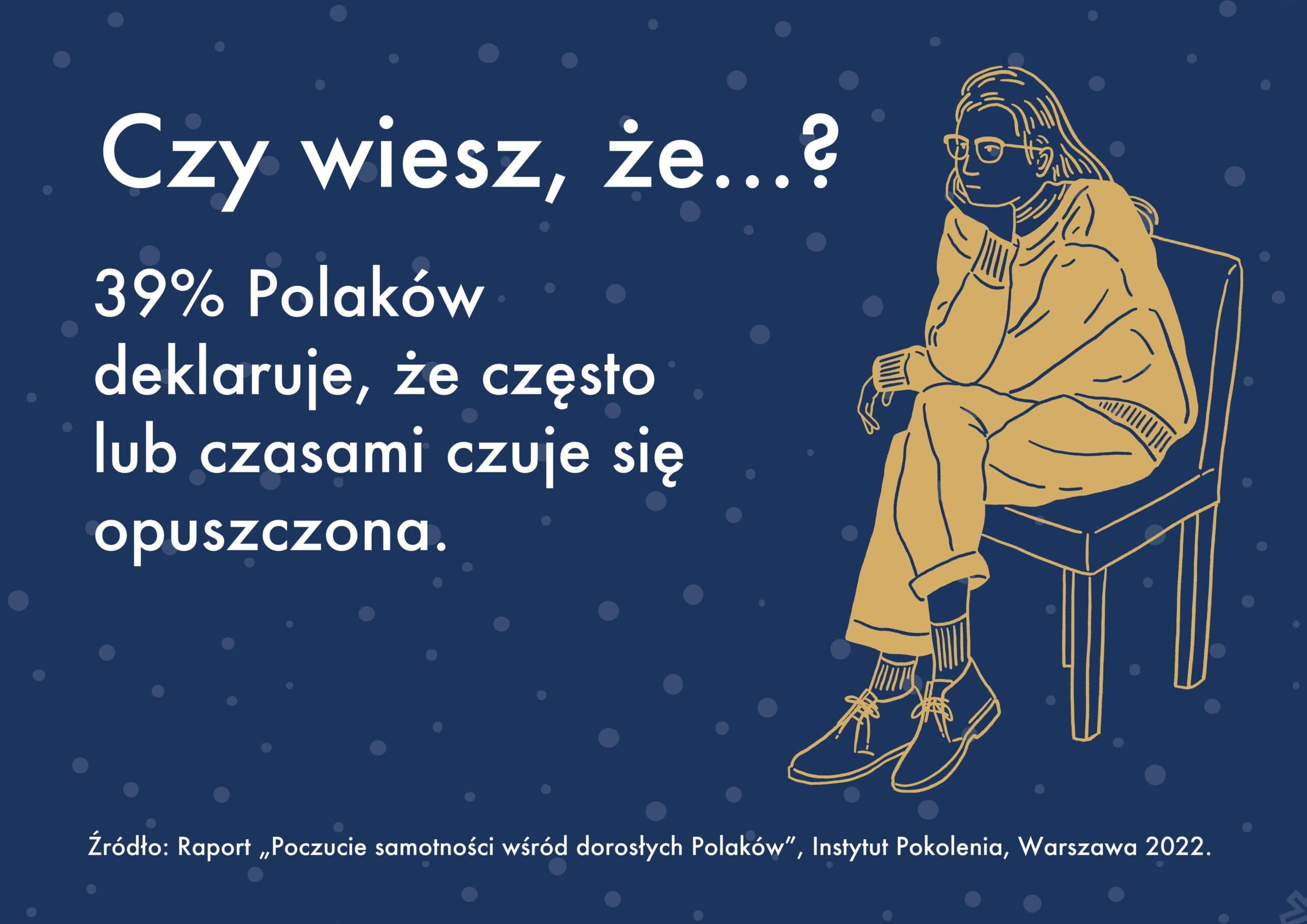 Infografika edukacyjna 3 o samotności